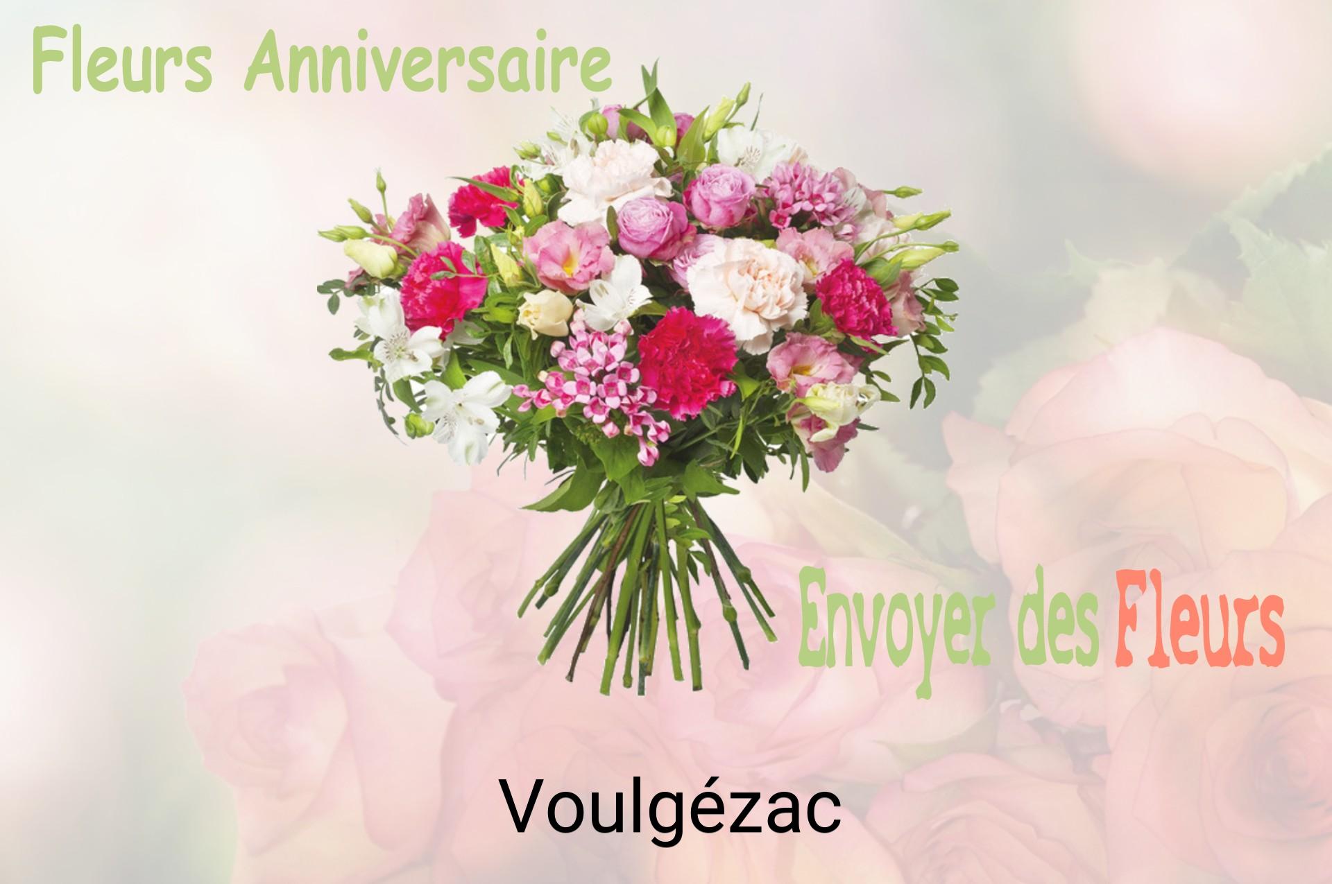Bouquet de fleurs d’anniversaire livré à Voulgézac